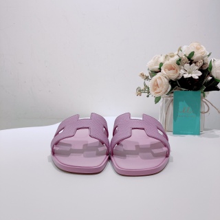 Hermes Oran Sandal 37 Violet Améthyste[New]